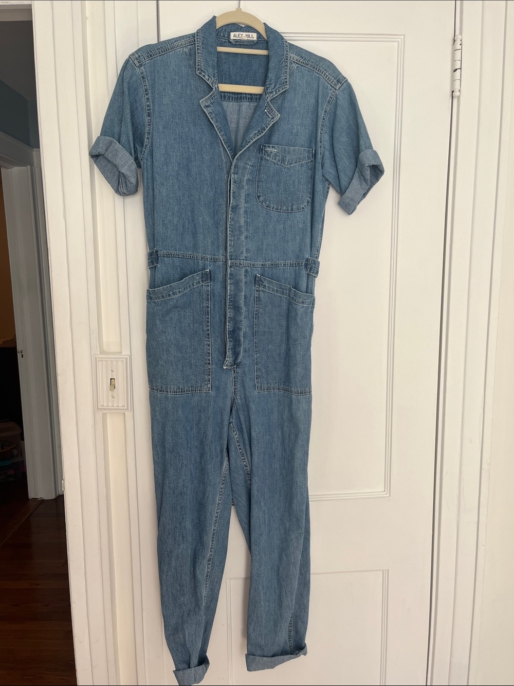 Alex Mill Light Wash Denim Jumpsuit